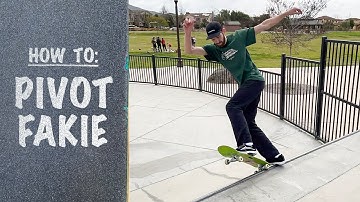 How To: PIVOT FAKIE (Use Your Heel!) | Pivot Fakie Tutorial