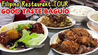Filipino Food Tour at Baguio City's LARGEST & MUST-TRY RESTAURANT | Good Taste Cafe & Restaurant