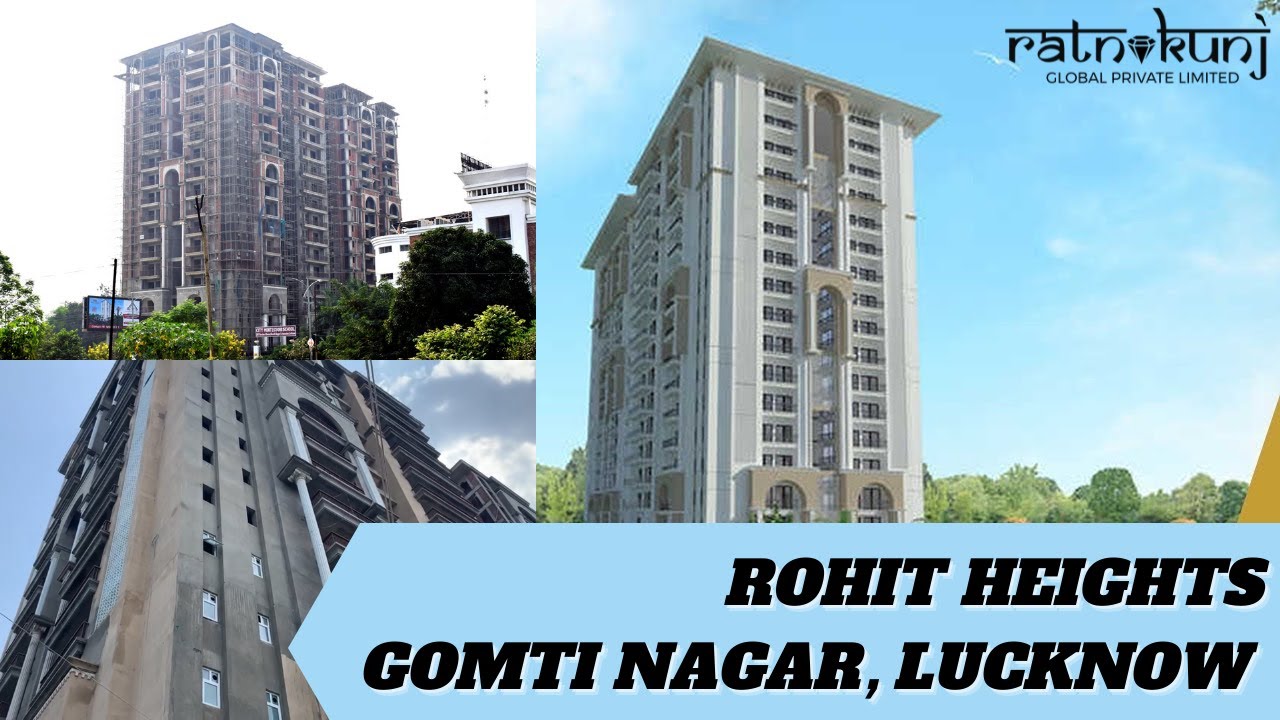 Rohit Heights ☎️8130084691 For 3, 4 BHK Apartment ₹ 1CR* Gomti