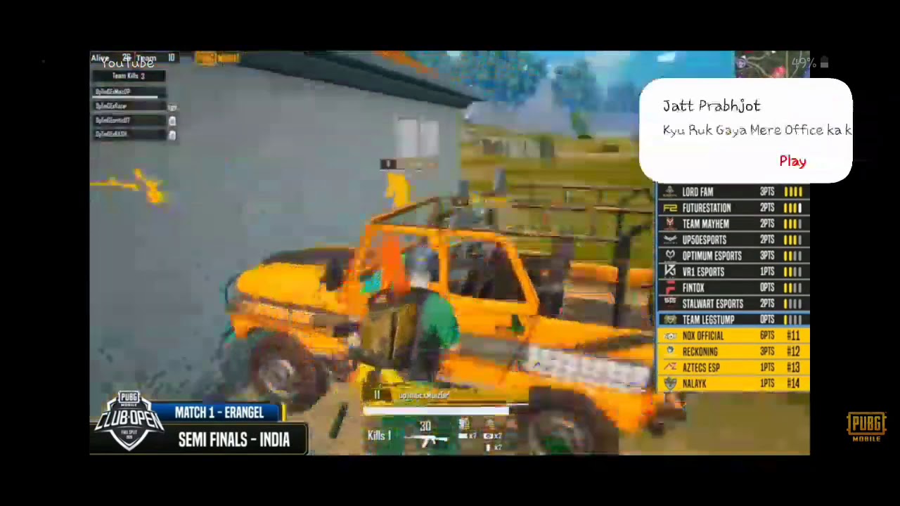 PMCO India semi - Finals Day 1 / fall split / pubg mobile club open 2020