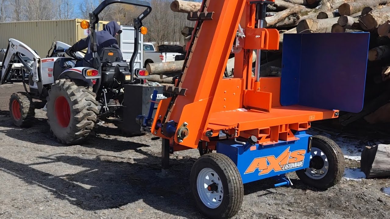 Wood Yard Set-Up For Spring Production