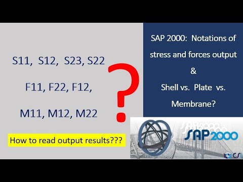 Problem with interpreting SAP 2000 shell forces and stresses ?   Here is the solution.