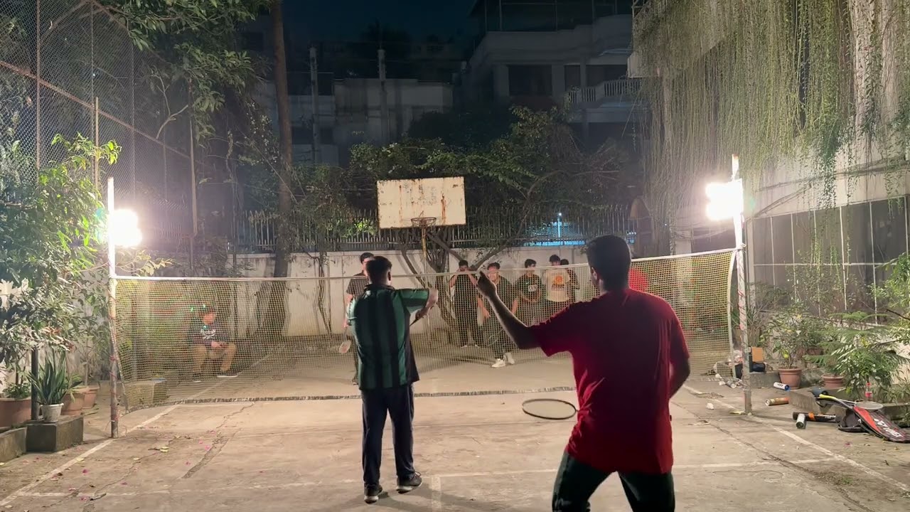 Nutty Nameer and Zebra Zayan vs Aloo and Ebony Lover Faisal || Bijoy Dibosh Badminton Cup|| Game 9