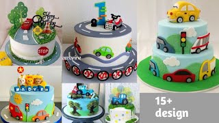 car theme cake|boy birthday cake design|vehicles theme cake|jasmees home world