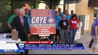 The Shasta County Board of Supervisors voted to accept the petition signatures for the recall of
