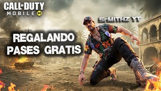 Regalando PASES de BATALLA GRATIS, Entra y quédate activo!!! | COD MOBILE🔴
