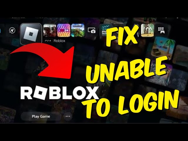How To Fix Unable To Login to Roblox Account & Login Error Codes For PS4 /  PS5 