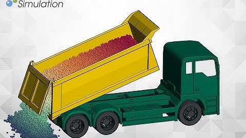 Unloading simulation of sticky and adhesive material with DEM-MBD