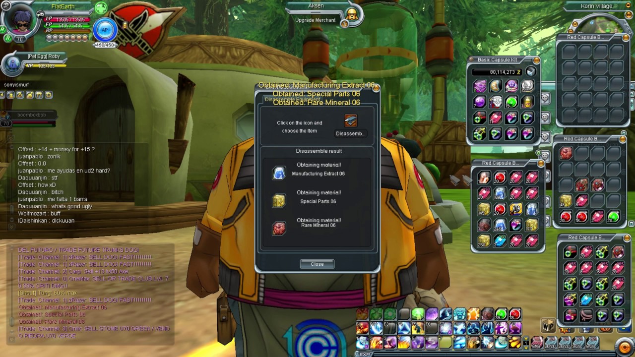 DBO Online destroying legendary items from shenron