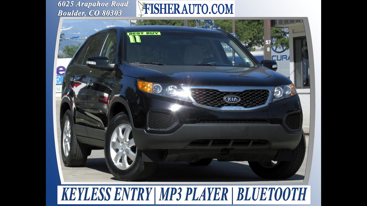 Used Cars 2011 Kia Sorento LX BoulderLongmontDenver Fisher Auto