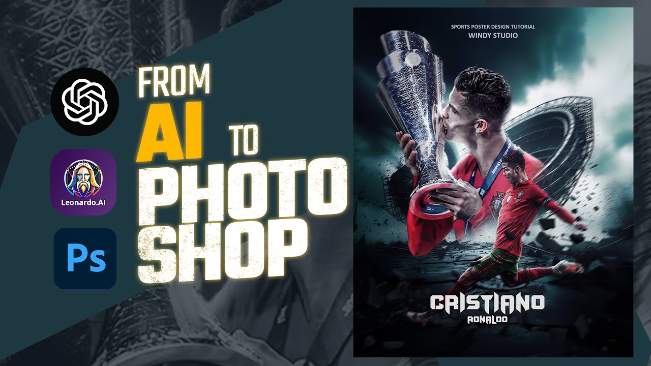 AI x Photoshop Sports Poster Design Tutorial | Make EPIC Posters