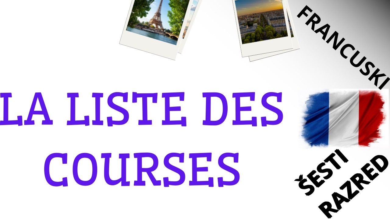 La liste des courses