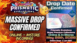 MASSIVE DROP CONFIRMED! Pokémon Prismatic Evolutions SPC Coming to Sam's Club Online + in Store!