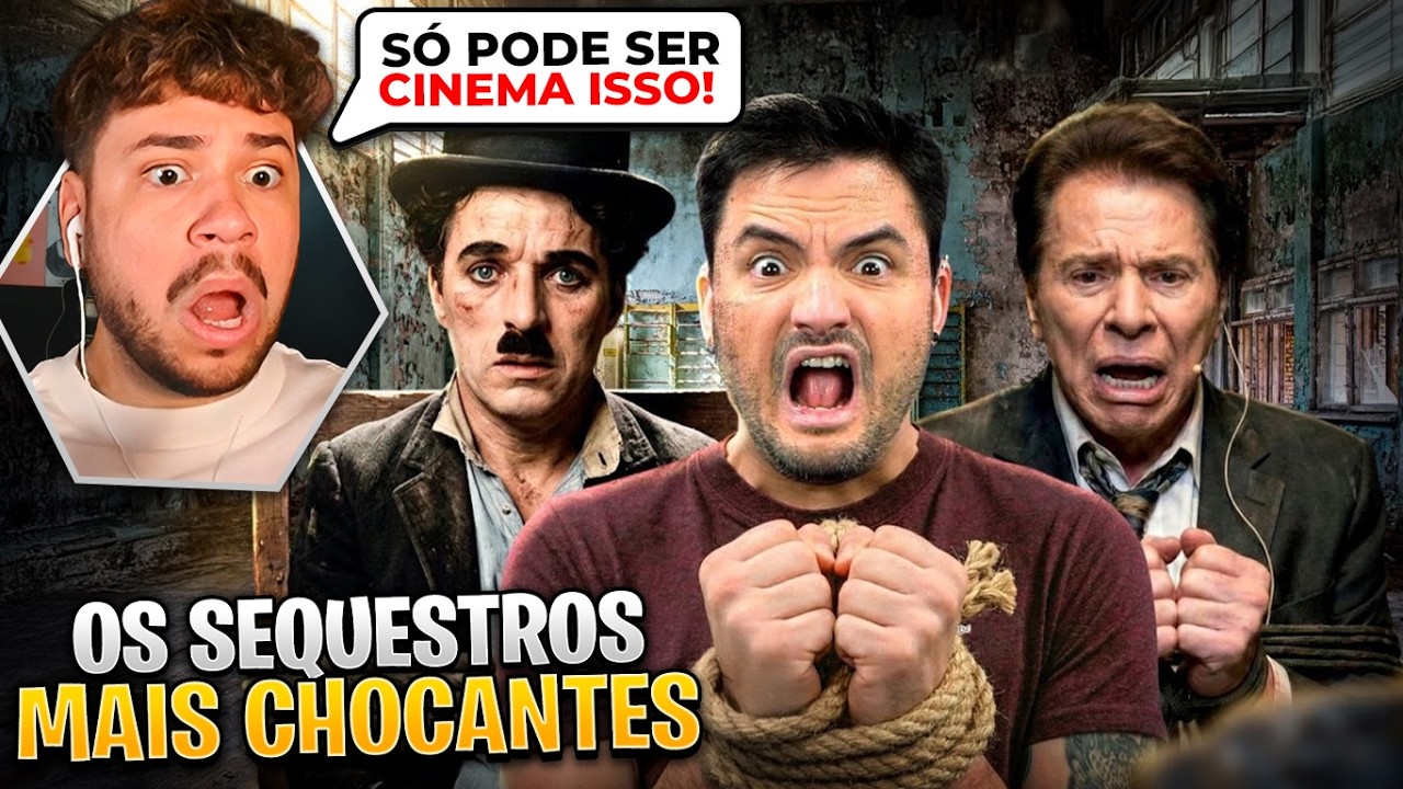 OS SEQUESTROS MAIS IMPRESSIONANTES! - React Felipe Neto