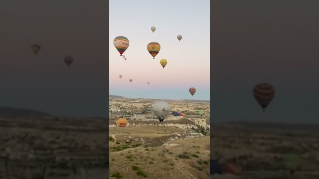 Cappadocia Turkey Adventure Aerialvideo Travel Tourism Beautiful Landscape Nature
