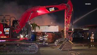 Pomona Third-Alarm Pallet Fire Part 4