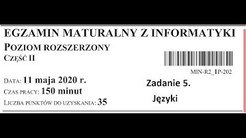 Matura Informatyka 2020. Zadanie 6. Języki Access