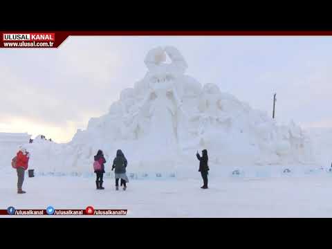 Dünyaca ünlü Harbin Buz ve Kar festivali başladı