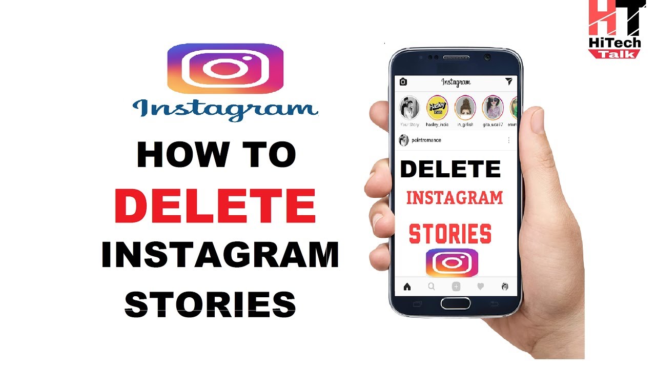 How to delete Instagram story