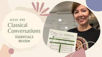 CC Week 1 // Essentials + Writing Mini Class #grammar #homeschooling #iew #cc #homeschool #english