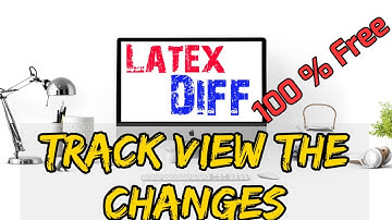 How to run LatexDiff, What is LatexDiff?