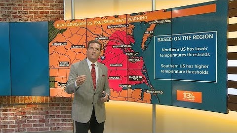 Heat Advisory vs. Excessive Heat Warning: What