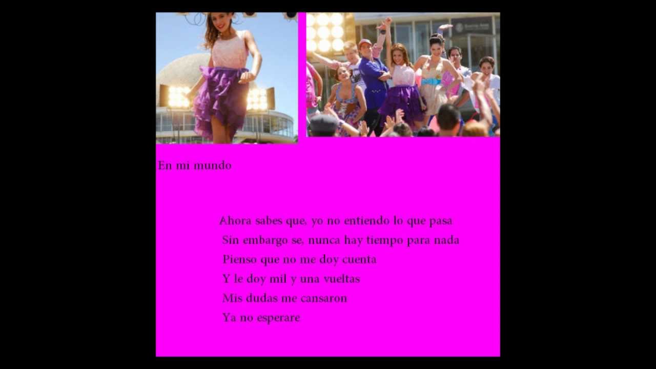 En Mi Mundo Lyrics Violetta
