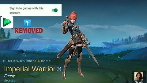 How to switch MLBB  account after New update on Google Play Games.