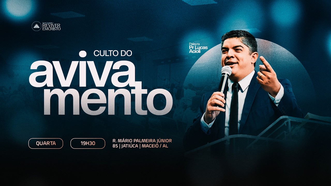 🔴 LIVE | CULTO DO AVIVAMENTO | PR. LUCAS ACIOLI | REC ALAGOAS | 04/03/2026