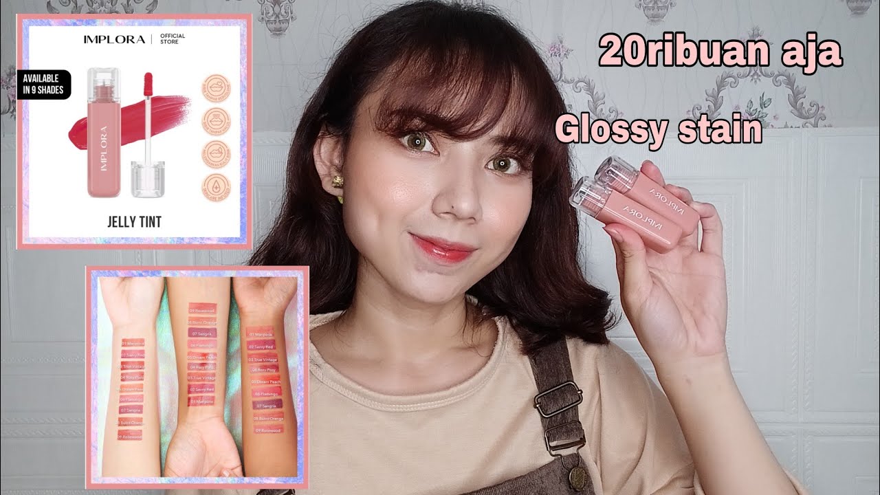Implora Jelly Tint review. liptint murah lagi YouTube