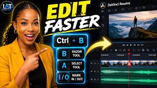 DaVinci Resolve Tutorial: How to Cut & Edit Faster (Shortcuts) Episode 4