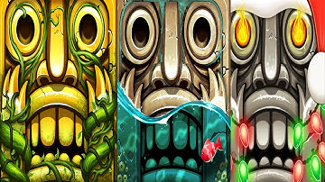 Temple Run 2 Reverse Gameplay - Spooky Summit VS Lost Jungle VS Volcano Island VS Lantern Festival