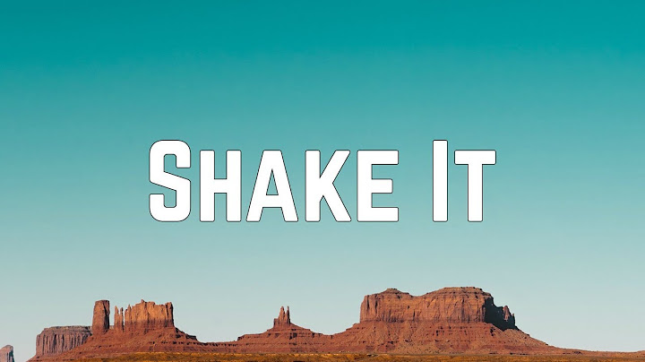 Shake It Lyric Video version - Lyric Video performance video thumbnail