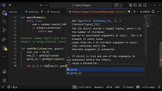 Bulls and Cows Game in Python - Classic Logic Game Build Profile