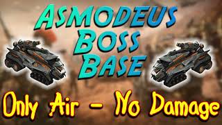 War Commander - Asmodeus Boss Base - Only Air - No Damage Using FC