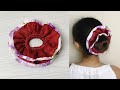 How To Make Scrunchies ✅✅ Scrunchies Sewing Tutorial | DIY Hair Accessories | Hair Bun Holder DIY