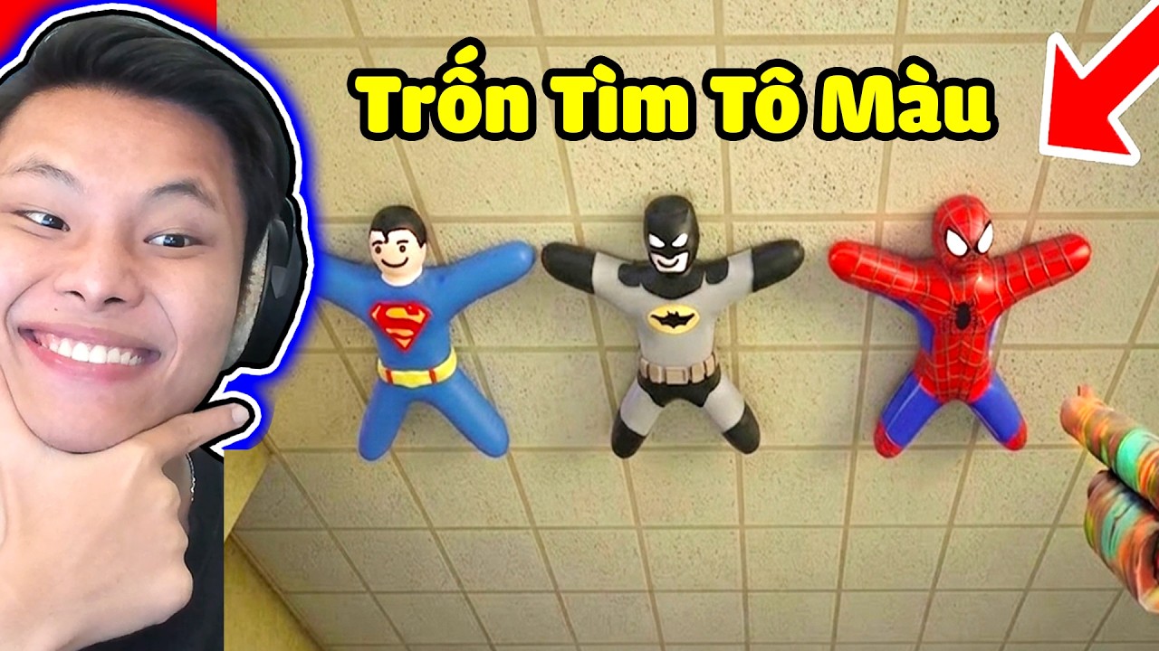 Trốn Tìm Tô Màu Ngụy Trang Siêu Hài Hước Trên TikTok👈😂JayGray Reaction Game Hot Meccha Chameleon