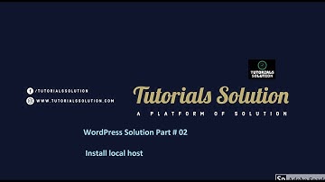 WordPress bangla tutorial part 02 | How to install local server