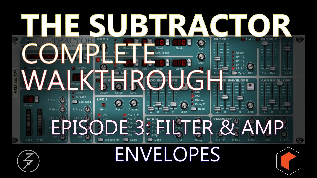 Mira Subtractor Complete Walkthrough - Episode 3 - Filter and Amp Envelopes en YouTube Mira Subtractor Complete Walkthrough - Episode 3 - Filter and Amp Envelopes en YouTube