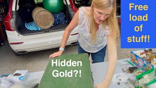 FREE GOLD?!? car load of estate goodies!