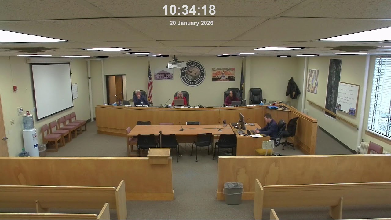 Valley County Board of County Commissioner Meeting January 20, 2026