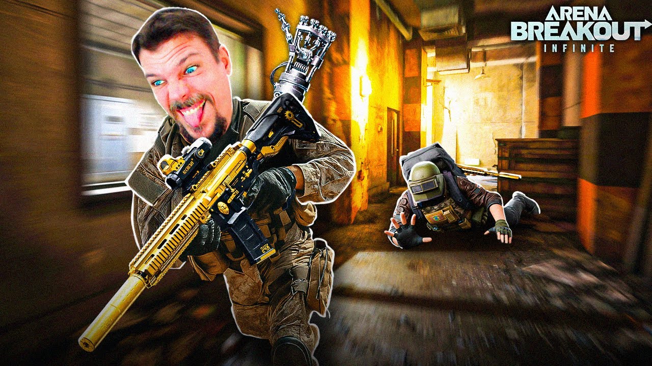 ROUBEI OS ITENS RAROS DE UM PLAYER TENTANDO EXTRAIR! | Arena Breakout: Infinite