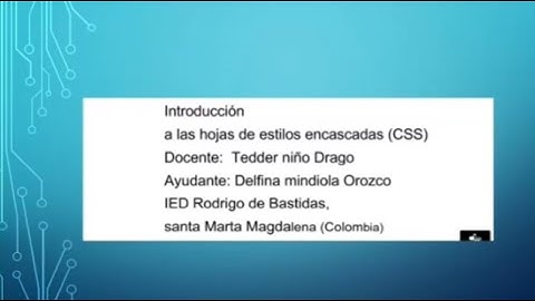 Introducción a las Hojas de Estilos en Cascada (CSS)