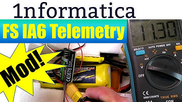 FlySky Turnigy IA6 6CH 2 4G AFHDS 2A Receiver Telemetry Mod Hack