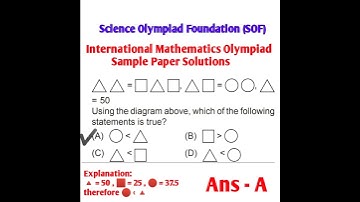 Science Olympiad Foundation || IMO || Class 6 Sample Paper #shorts #olympiad #scienceolympiad