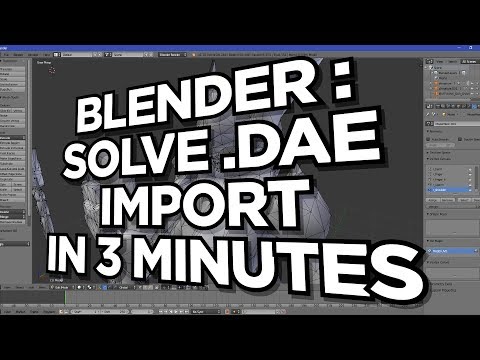 Solve the Blender 3D Import DAE Silent Failure in 3 minutes