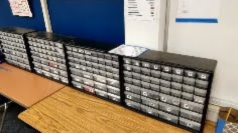 "My Robotics Class Organizational Drawers and Other Hacks"