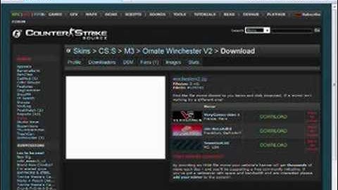 How to add skins for counter strike source.
