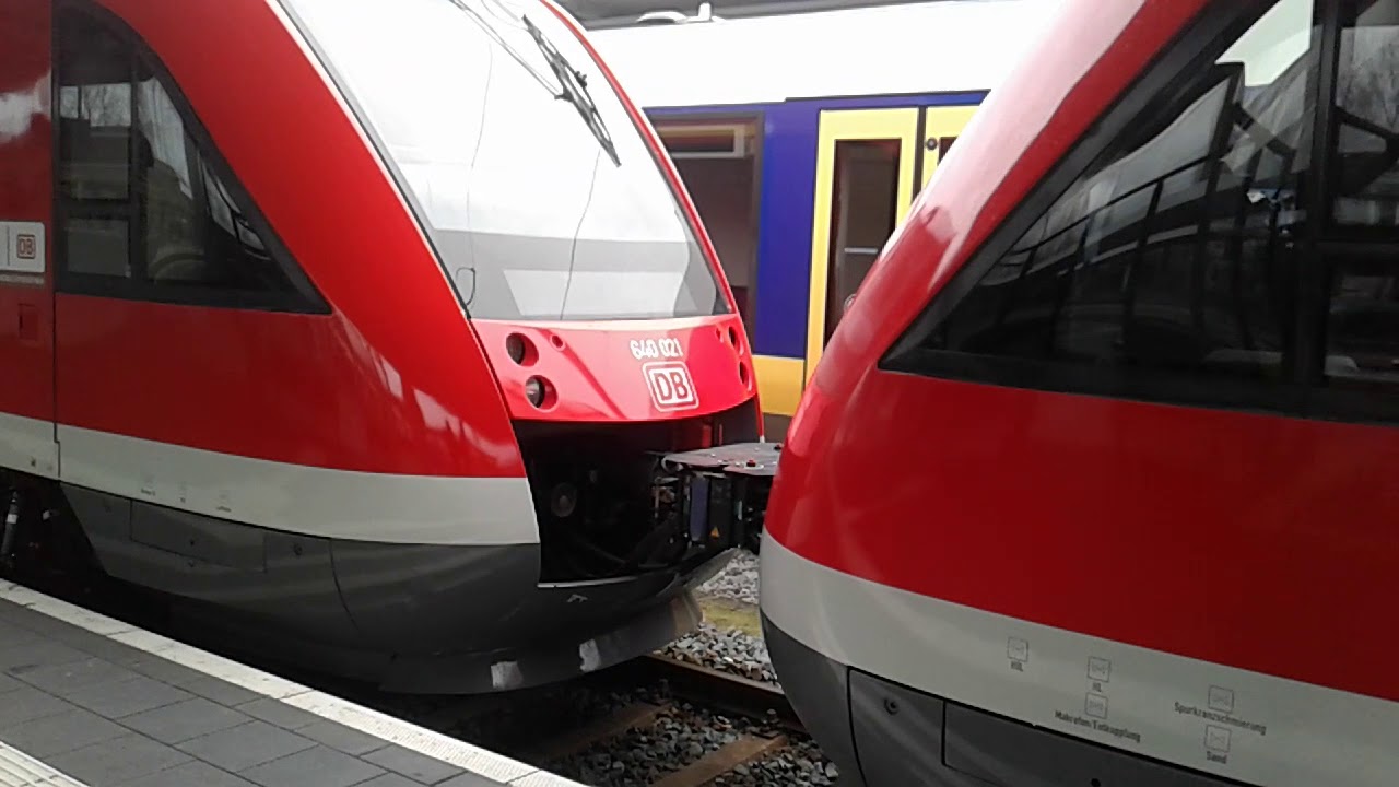 BR 640 an ihrem ersten Einsatztag in Braunschweig Hbf