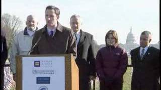Patrick Sammon speaks at 12,000 Flags event
